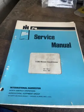 GSS-1488-2 INTERNATIONAL HARVESTER Mower Conditioner Service
