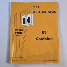 HT-46 INTERNATIONAL HARVESTER Catalog Combine Service Manual