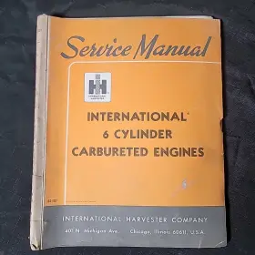 IS-1037 INTERNATIONAL HARVESTER Service Manual Cylinder