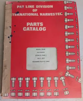 PC-TD8E-1 INTERNATIONAL HARVESTER Paydozer Catalog
