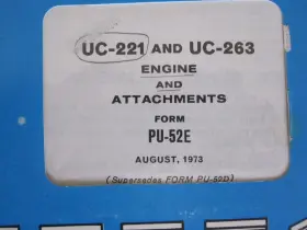 PU-52E INTERNATIONAL HARVESTER Engine Attachments Catalog #2