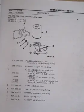 PU-52E INTERNATIONAL HARVESTER Engine Attachments Catalog #3