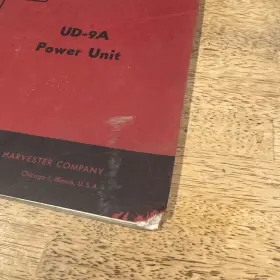 UD-9A INTERNATIONAL HARVESTER Power Unit Operators Manual #2