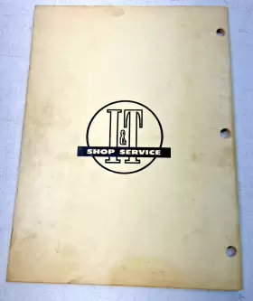 IH-37 INTERNATIONAL Service Harvester Manual #2