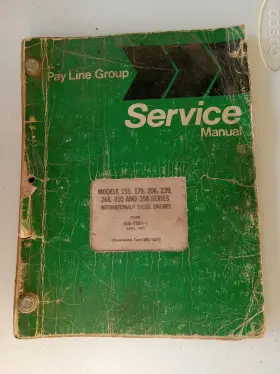 ISS-1521-1 INTERNATIONAL Engine Service Repair Manual