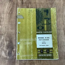 PM-S-9A INTERNATIONAL Hough Log Skidder Operators Manual