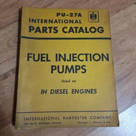 PU-27 INTERNATIONAL Catalog Manual Fuel Injection Pumps