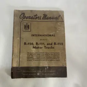 R-129 INTERNATIONAL Motor Manual Operator