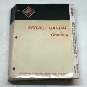 S08250 INTERNATIONAL Service Manual