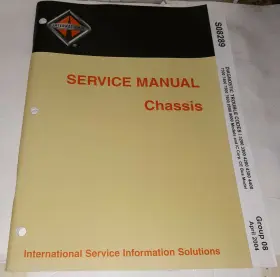 S08289 INTERNATIONAL Service Manual Chassis April Diagnostic