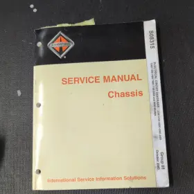 S08315 INTERNATIONAL Service Manual Electrical Circuit