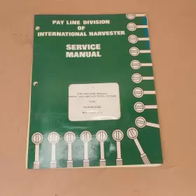 SM-VH4D-VG4D INTERNATIONAL Line Engine Fuel Electrical Manual