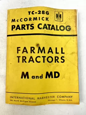 TC-28G INTERNATIONAL Mccormick Deering Farmall Catalog