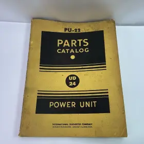 UD-24 INTERNATIONAL Harvester Catalog Power Unit