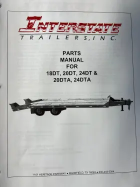 24DT INTERSTATE TRAILERS Manual Book Dt #3