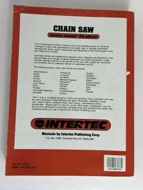 024185837879 INTERTEC Chain Saw Service Manual #2