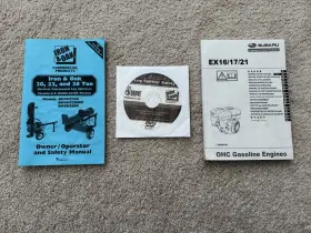 BHVH2209FC IRON OAK Log Splitters Operator Safety Manual