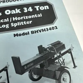 BHVH3402 IRON OAK Vertical Horizontal Log Splitter Operator #3