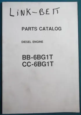 CC-6BG1T ISUZU Engine Manual Book Catalog