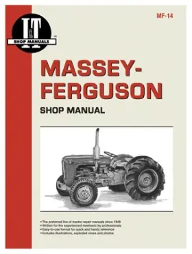 MF-14 IT SHOP MANUALS Tractor Manual Massey Ferguson
