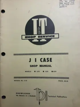 1570 J.I. CASE Manual