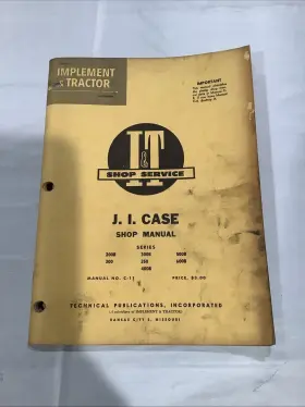 200B-600B J.I. CASE Manual