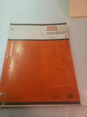 26-26B J.I. CASE Loader Manual Tractors