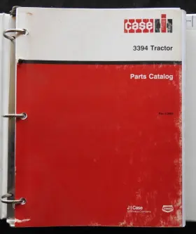 3394 J.I. CASE Row Crop Tractor Catalog Manual