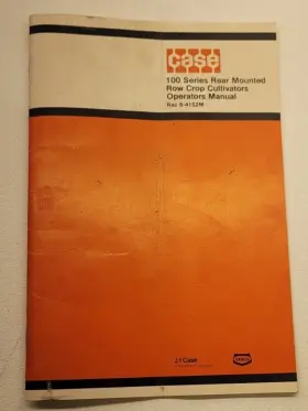 752589909624 J.I. CASE Rear Row Crop Cultivators Operators