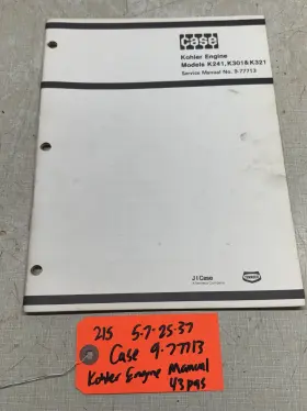 9-51171 J.I. CASE Garden Tractor Engine Service Manual