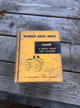 9-74561 J.I. CASE Wheel Drive Unit Loaders Mechanics Service