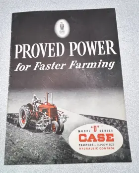 A9049H J.I. CASE CO Tractor Brochure