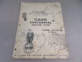 D400 J.I. CASE Centennial Tractor Plow Catalog