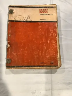 N907-75 J.I. CASE Ji Manual Catalog Contains