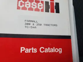 TC54A J.I. CASE Farmall Tractors Catalog Manual Book #2