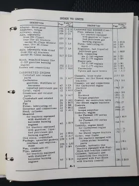 TC54A J.I. CASE Farmall Tractors Catalog Manual Book #3
