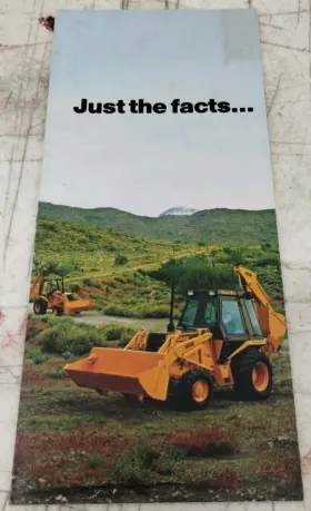 UD97383 J.I. CASE Facts Backhoe Brochure