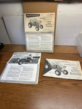 100-D JACOBSEN Chief Garden Tractor Owners Manual