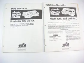 9975 JAKE BRAKE Jacobs Engine Manual Book Cummins