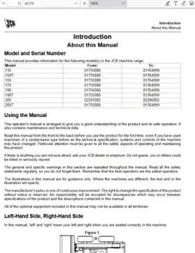 205T JCB Operators Manual Pdf Usb #2