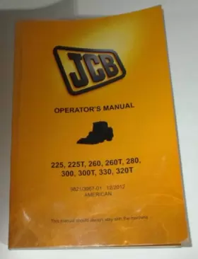225T JCB Skid Loader Operators Manual #2