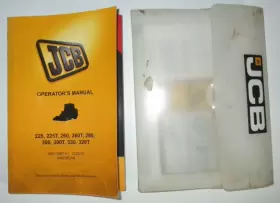 225T JCB Skid Loader Operators Manual