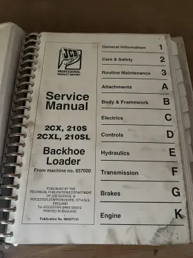 657000-UP JCB Backhoe Loader Service Repair Manual #3