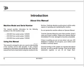 8035Z JCB Mini Excavator Operators Manual Pdf Usb #3