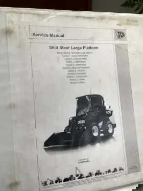 9803-9950-2 JCB Service Manual Skid Steer Platform #2