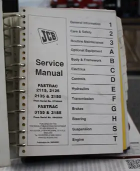 9805-0065 JCB Service Manual Fastrac #2
