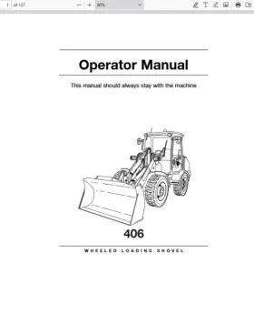 98110180 JCB Wheeled Loader Operators Owners Users Manual Pdf
