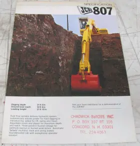 9999-1547-D JCB Specifications Flyer