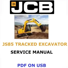 JS85 JCB Tracked Crawler Excavator Service Repair Manual Pdf