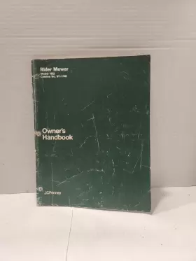 LMP-193 JCPENNEY Rider Lawn Mower Handbook Manual